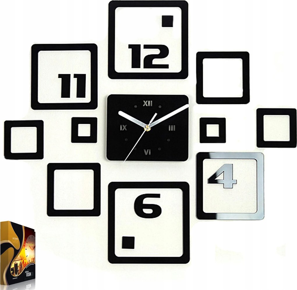 Nagy Falióra Otto 3D Diy Kép 60cm Minőség