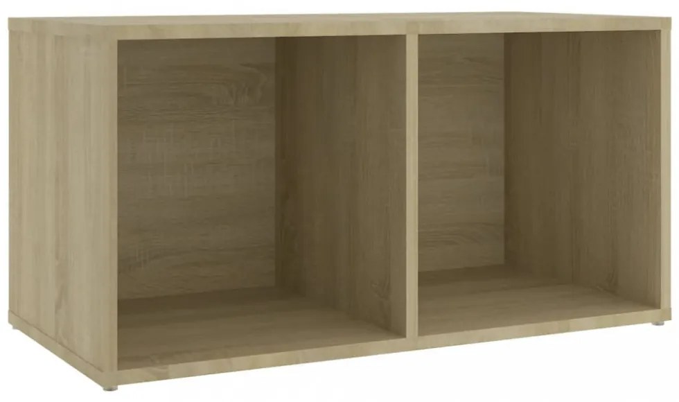 2 db sonoma tölgy színű szerelt fa TV-szekrény 72x35x36,5 cm