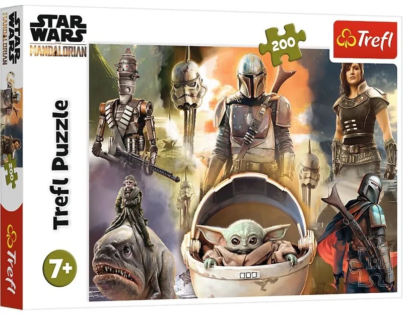 Gyermek puzzle - Starwars Mandalorian - 200 db