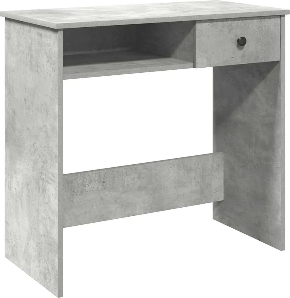 vidaXL betonszürke forgácslap íróasztal 80 x 40 x 75 cm