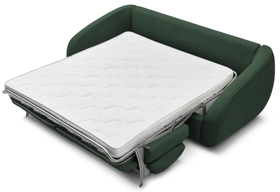 Zöld kinyitható kanapé 235 cm Cezanne – Bobochic Paris