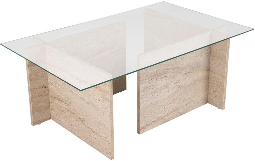 Dohányzóasztal Vetrino - Travertine