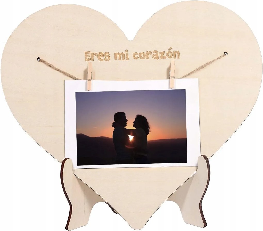 Fa Képkeret Spanyol Felirattal Szív PANDIUI23