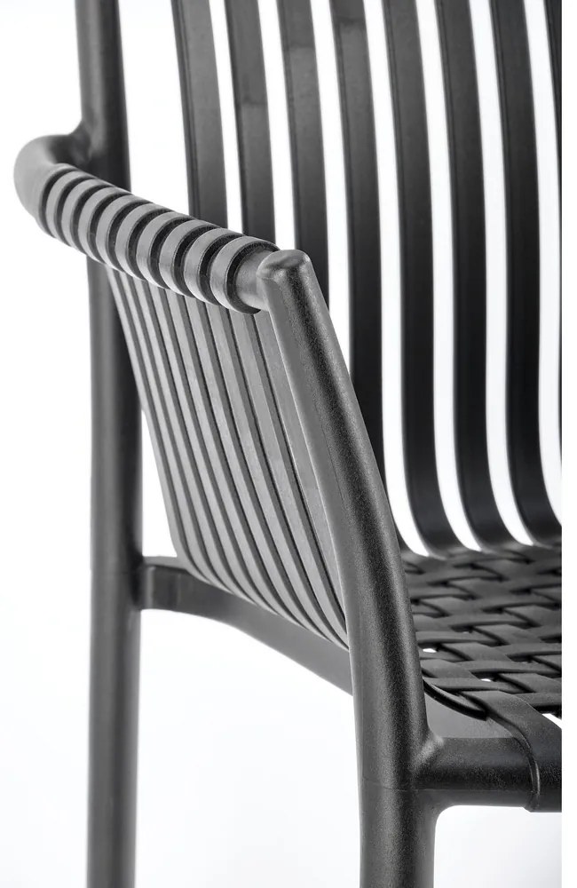 Lamar étkezőszék, fekete