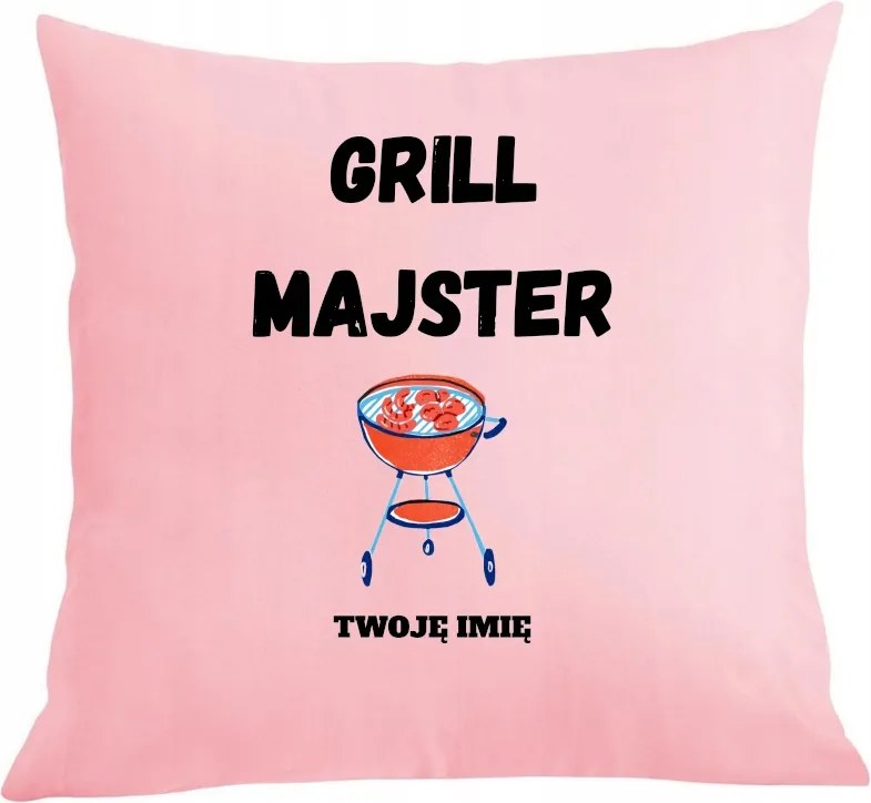 Párna párnahuzat Ajándék Grill Barkács Név