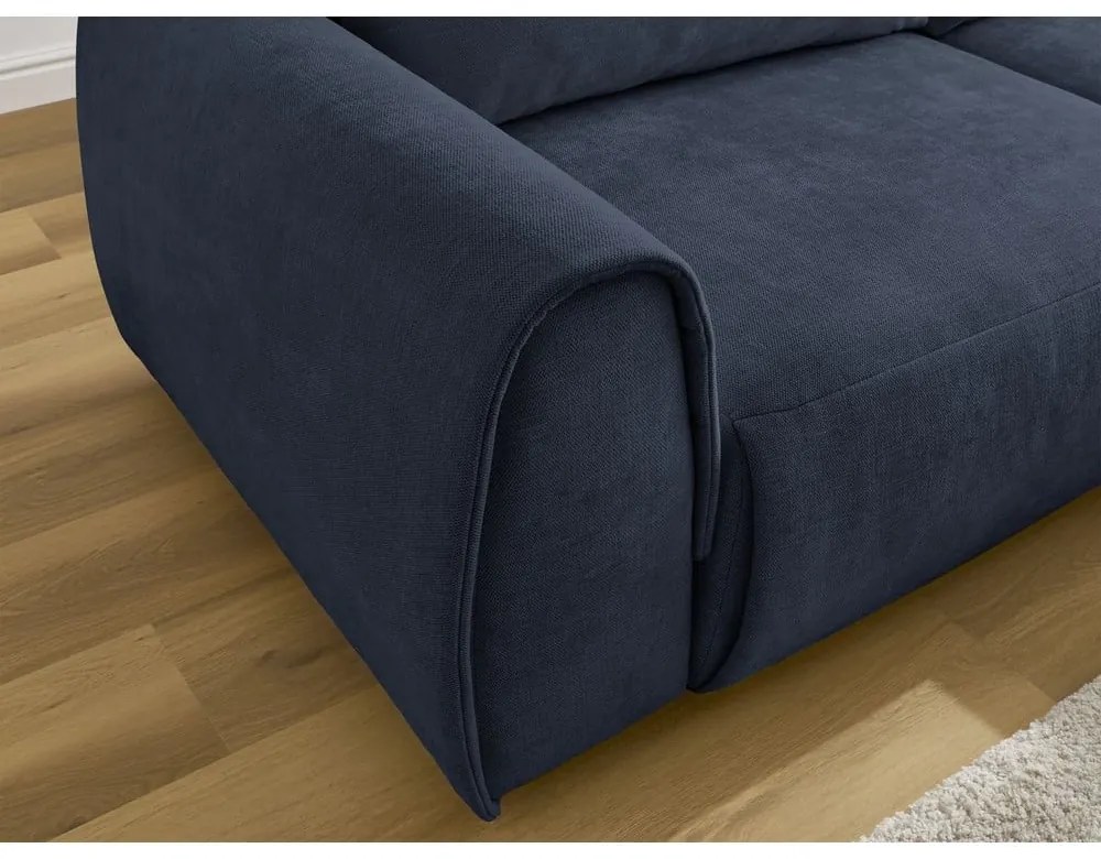 Sötétkék sarokkanapé Aden – Bobochic Paris
