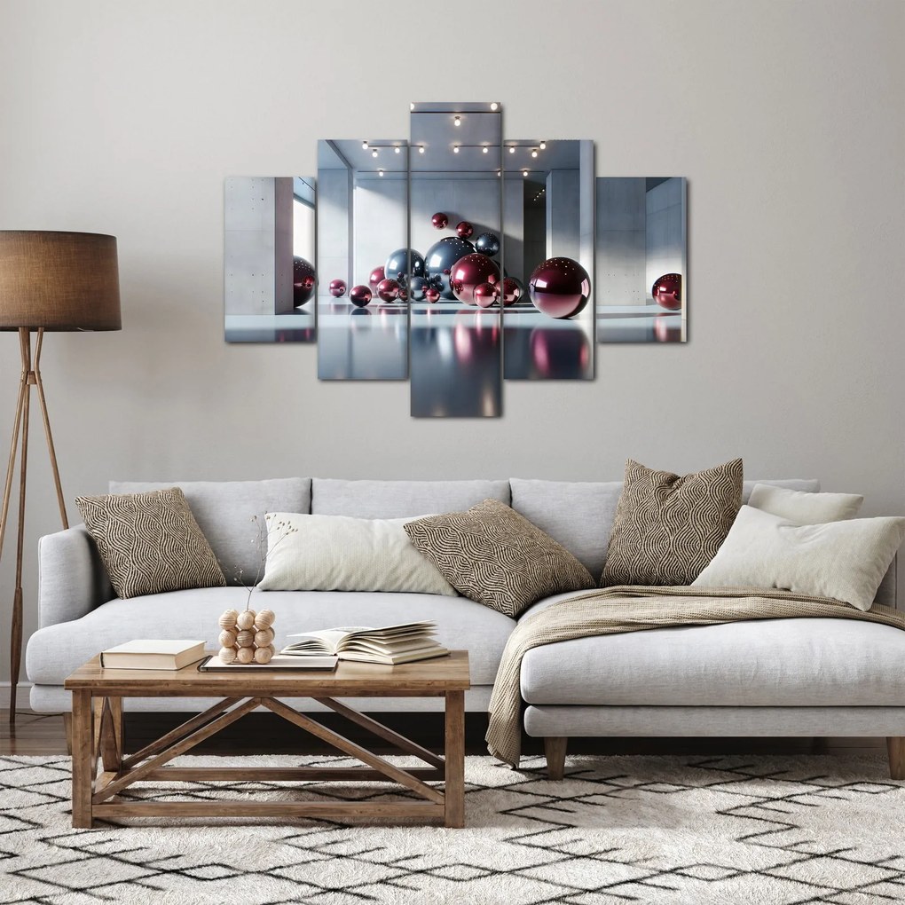 Kép - 3D tér gömbökkel II. (150x105 cm)