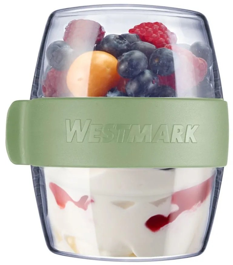 Westmark MAXI kétrészes uzsonnás doboz, 700 ml, menta zöld