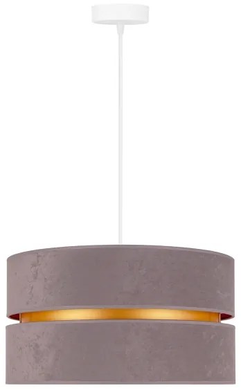 Duolla - Csillár zsinóron DUO 1xE27/15W/230V átm. 40 cm szürke