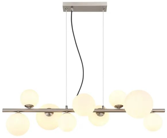 Globo 56140-9H - LED Csillár zsinóron RIHA 9xG9/3W/230V króm