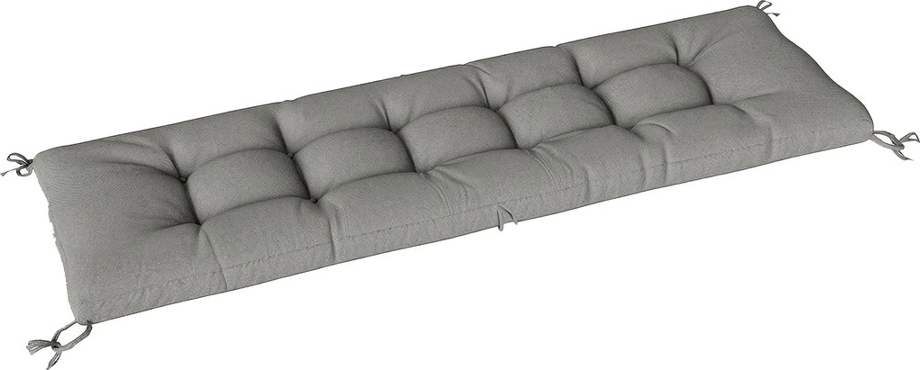 Outsunny kültéri padpárna — pad- és nyugágypárna megkötő pántokkal, UV50+ védelem, lassan visszanyerő töltet, 198 x 65 x 13 cm | Aosom