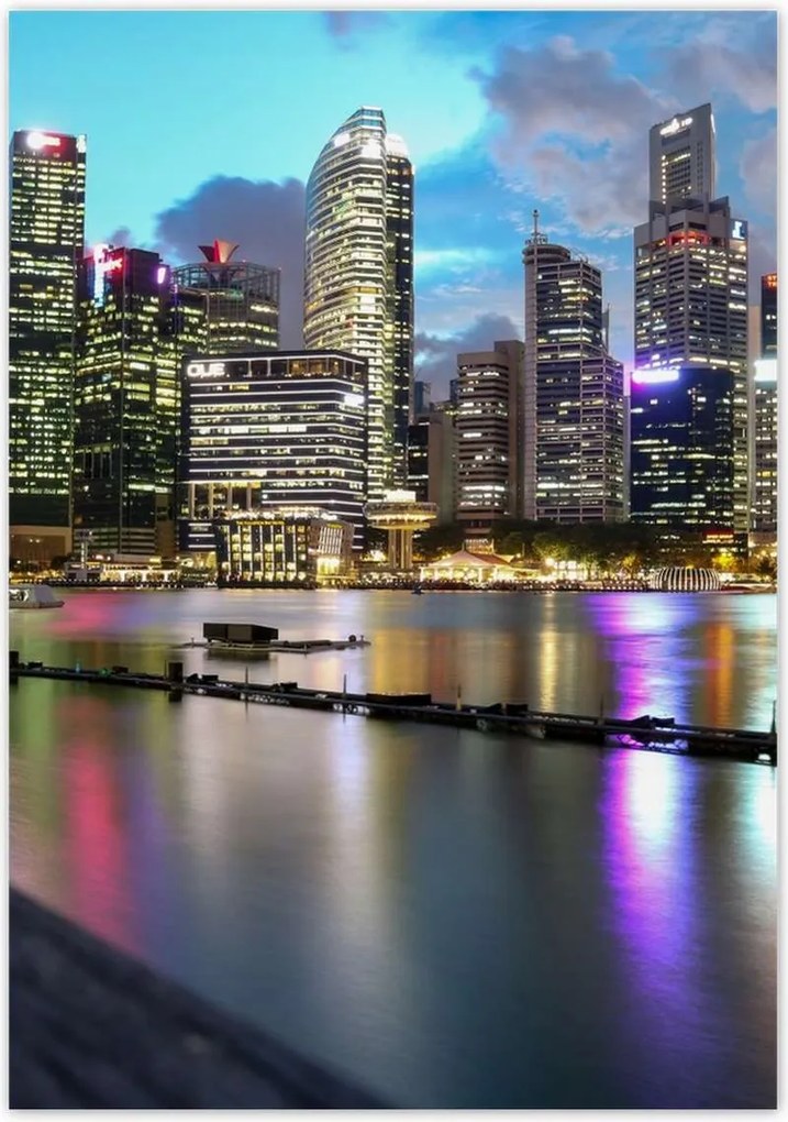 Poszterek 70x100 Városi táj Kilátás