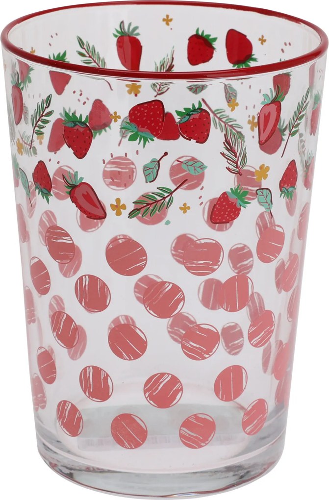 Italos Pohár Nagy Üveg Italos Pohár Piros 510 ml
