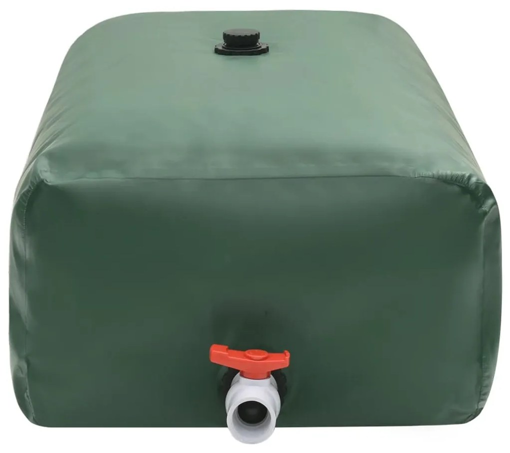 összecsukható PVC víztartály csappal 1500 L