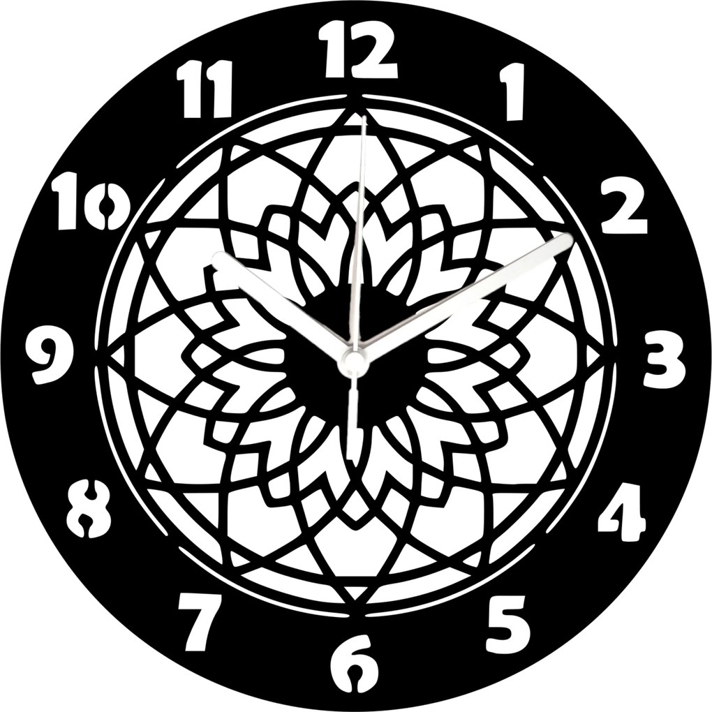 Falióra Fa Kerek Arbaskie Számok Tökéletes Ajándék 35 cm