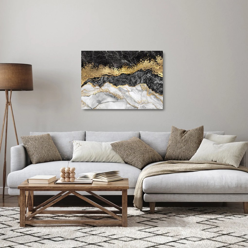 Kép - Márvány (üvegen) (70x50 cm)