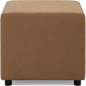 Zeus puff, szövet anyag, 50x50, barna