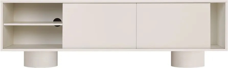 Szürkésbézs TV-állvány 160x48x42 cm Taro – noo.ma