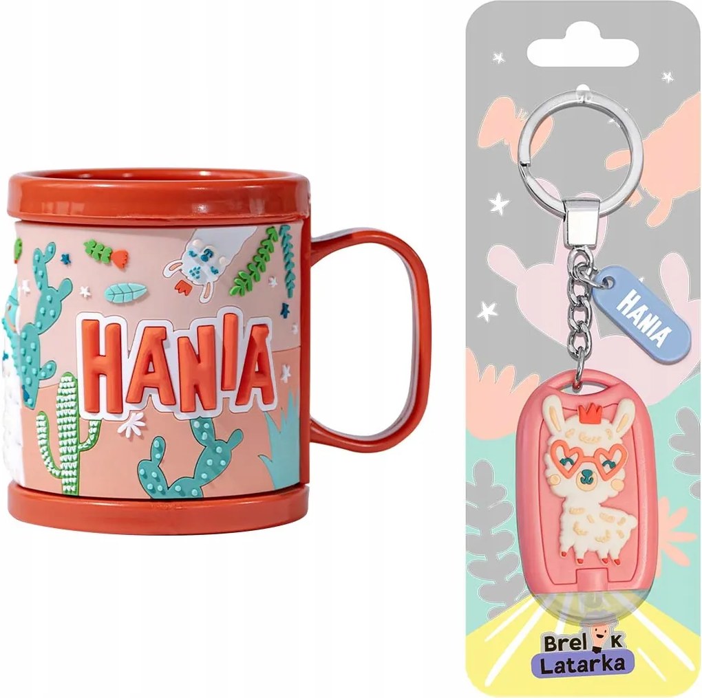 Gyereknapi Ajándék Gyerek Bögre Név Hania Kulcstartó 3D