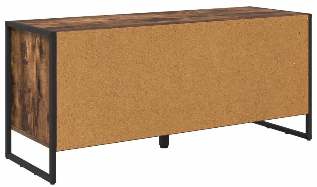 Cipőszekrény tárolóval Füstös tölgy 60 x 35 x 44 cm Faanyag