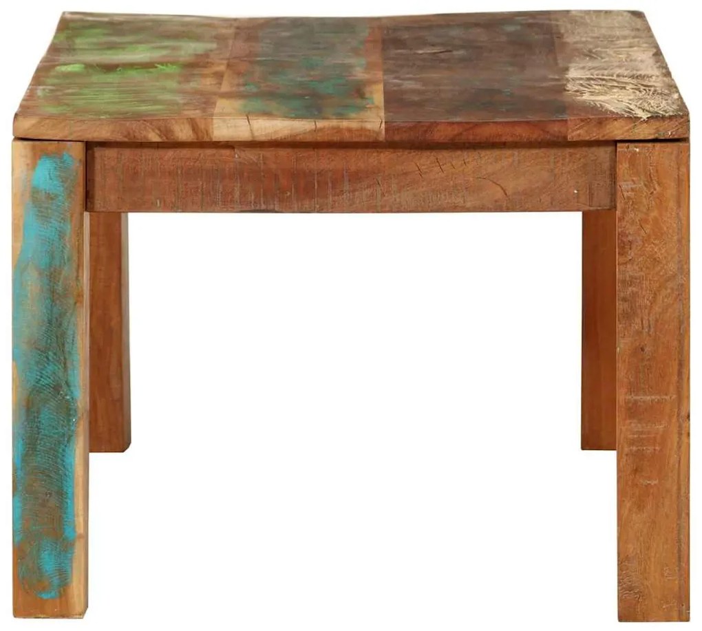 Dohányzóasztal 110x55x40 cm Tömör, újrahasznosított fa