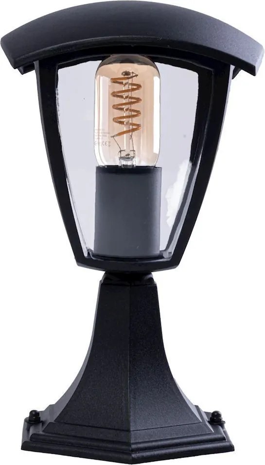 EKO LIGHT EKO3551 FOX BLACK Klasszikus Kültéri Állólámpa Fekete E27 IP44