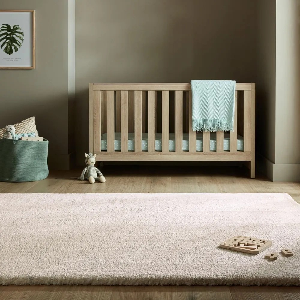 Krémszínű szintetikus szőrme szőnyeg 80x150 cm Faroe Wool Look Fur – Flair Rugs