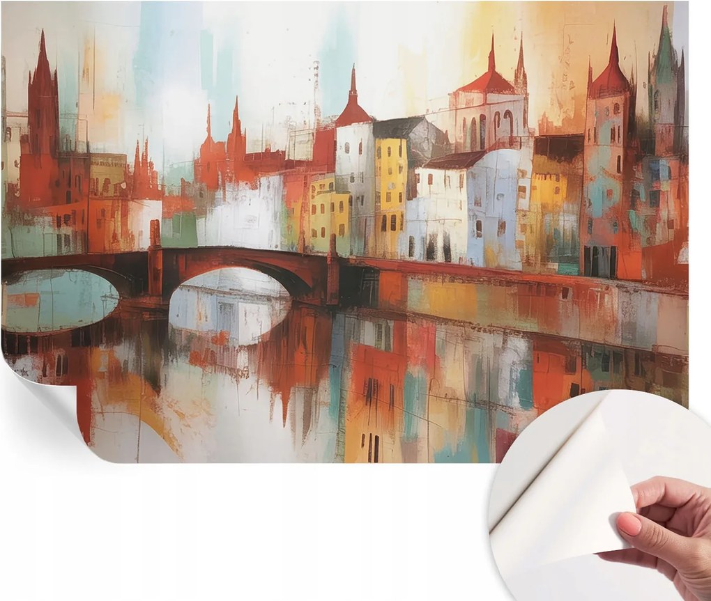 Fotótapéta Fali tapéta Hálószobába és Nappaliba Városi tájkép 104x70 cm