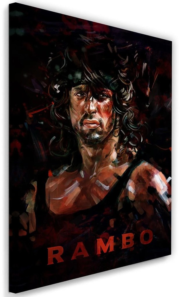 Gario Vászonkép Rambo, Sylvester Stallone - Dmitry Belov Méret: 40 x 60 cm