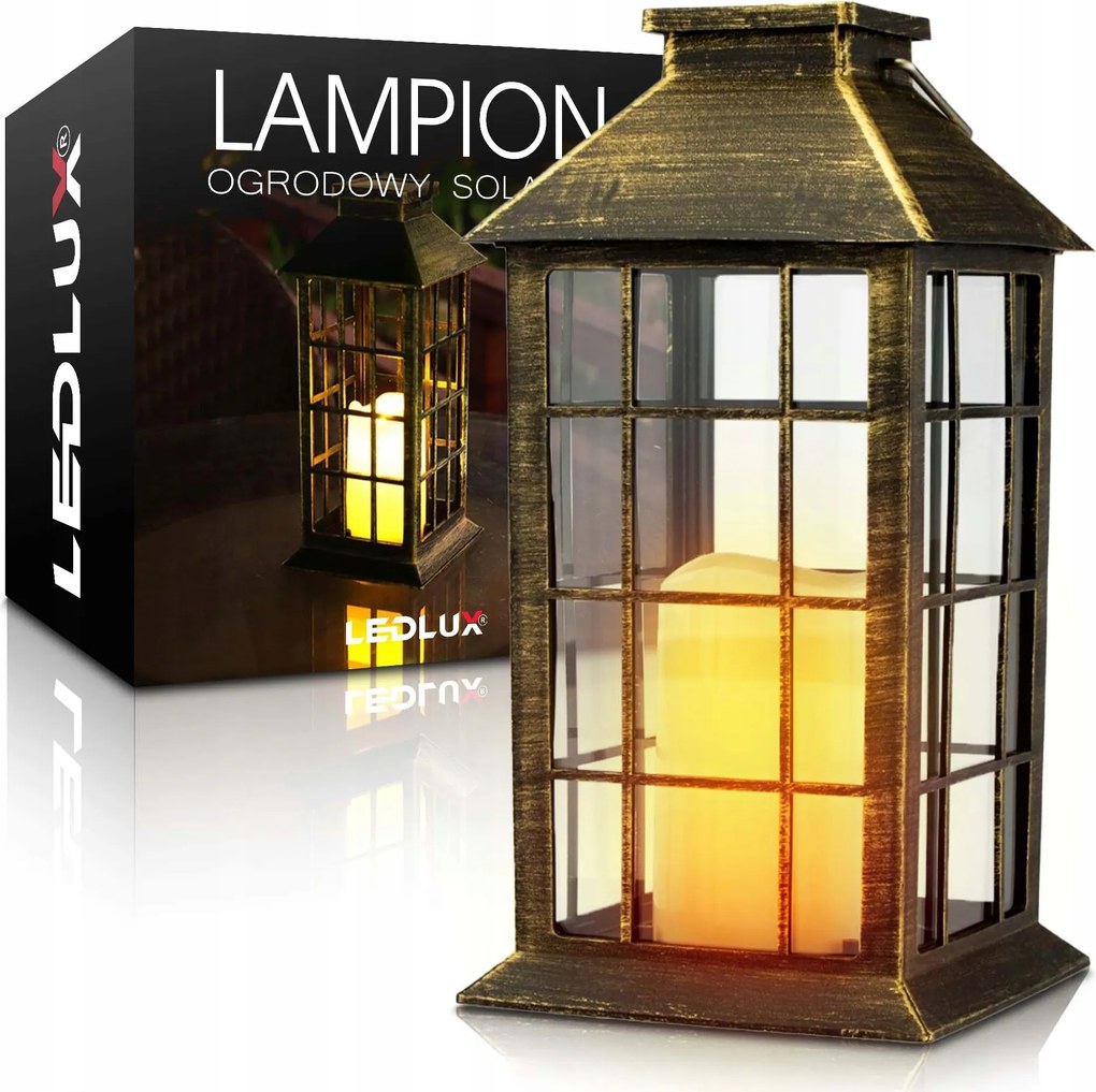 Napelemes lámpa LED-es kerti lámpa Napelemes lampion mécses