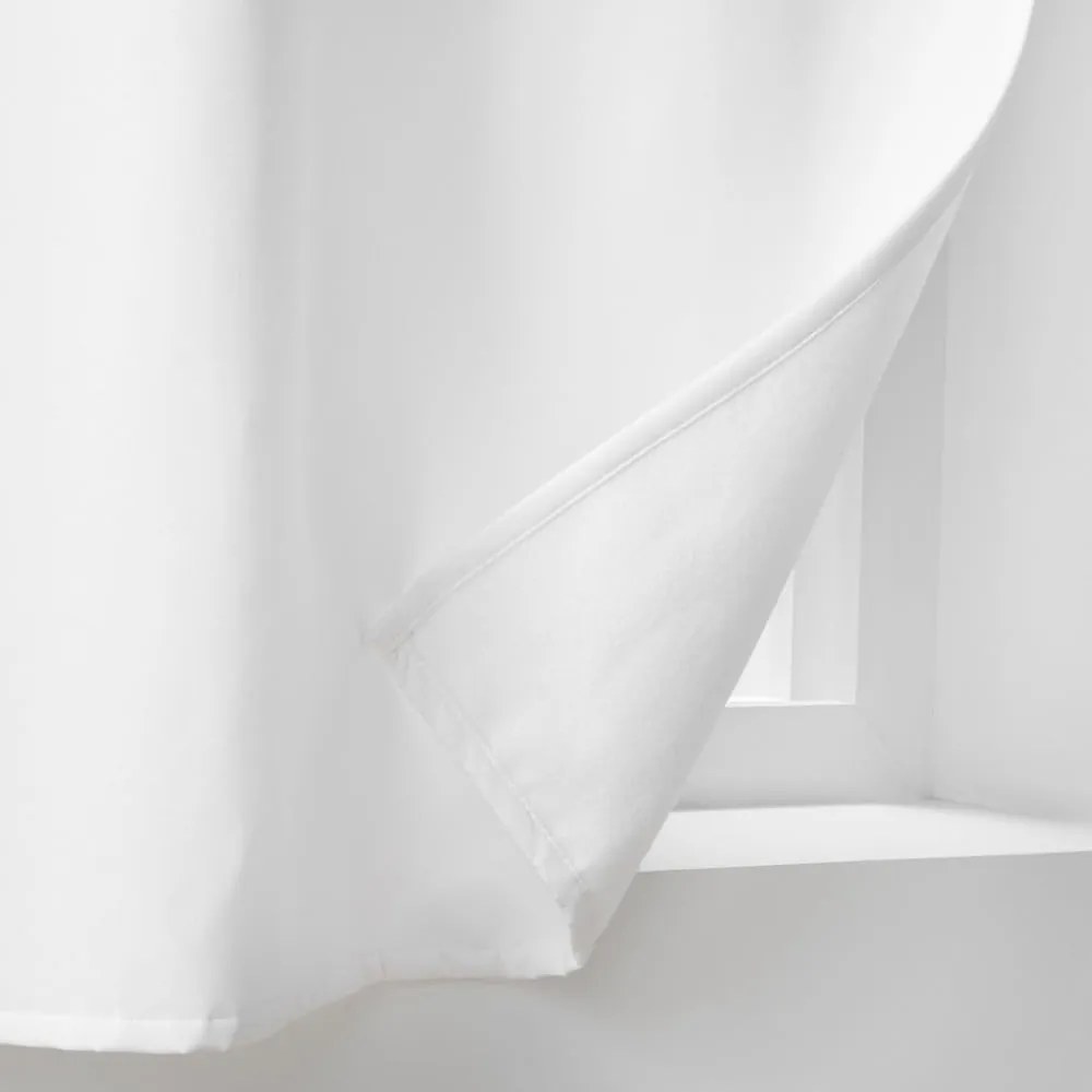 Fehér mikroszálas termo hangszigetelő függöny 135x180 cm Micropolar – douceur d'intérieur