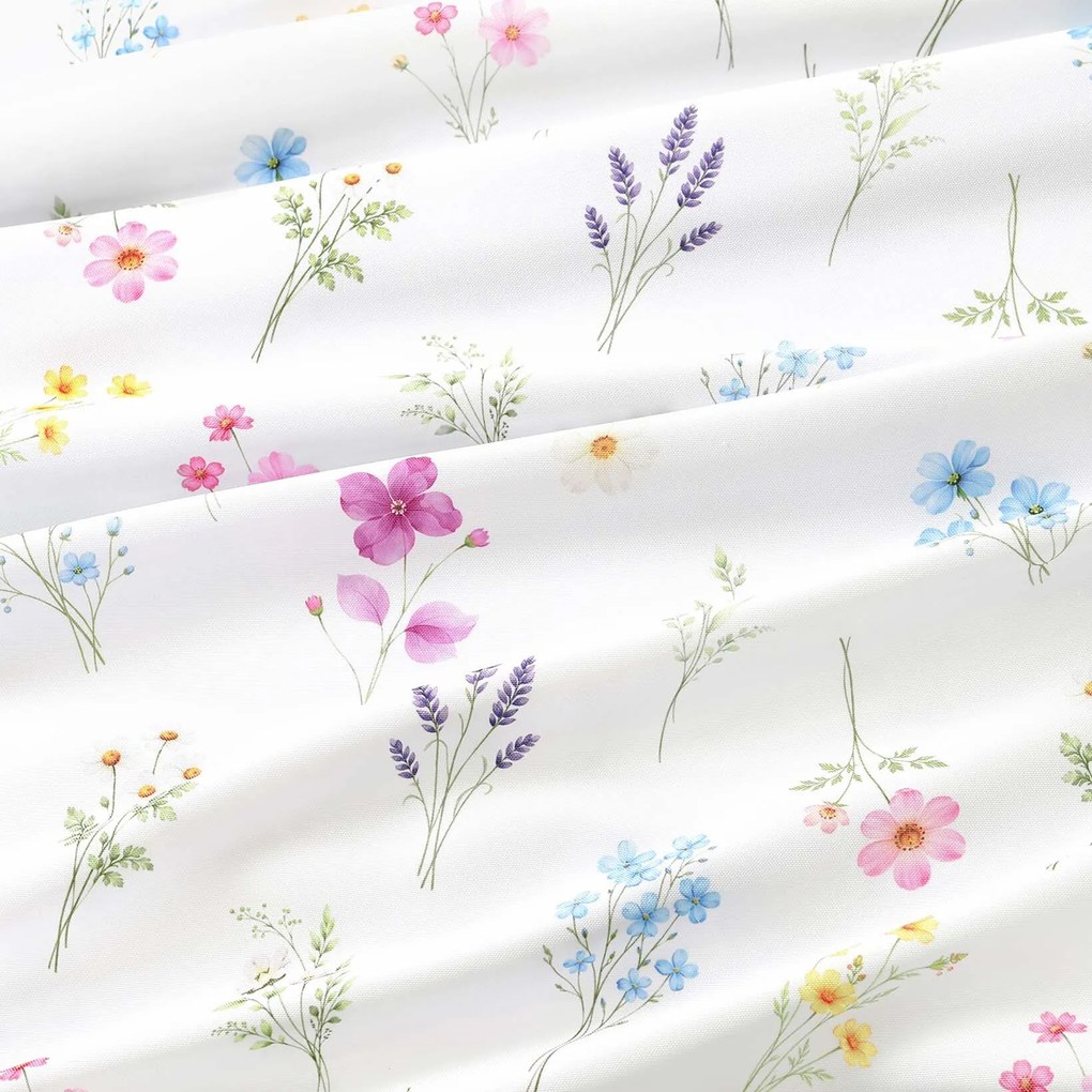 Goldea kör alakú teflonos terítő - virágoskert Ø 120 cm