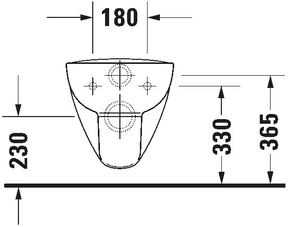 Duravit 25700920002 - Függesztett perem nélküli WC D-CODE kerámia/fényes fehér