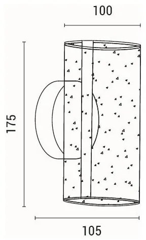 LED Fali lámpa LED/8W/230V 3000K