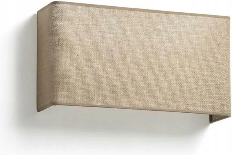 Faro Otton Rct fali lámpa, vízszintes, 2x E27, juta/fehér, 370mm