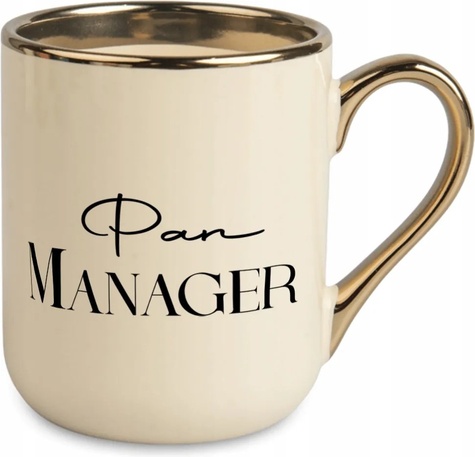 Bögre Aranyozott Kerámia Ajándék Menedzsernek Karácsony Születésnap Irodai Munka