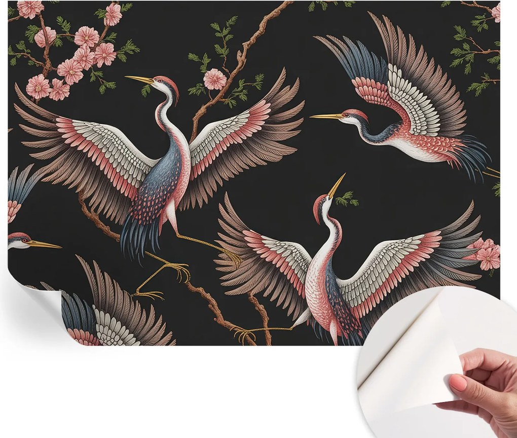 Dekoratív öntapadós fotótapéta Hálószobába Virágmintás 208x146 cm