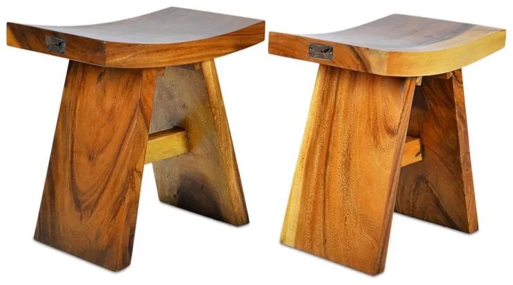 DIVERO® Kis szék masszív SUAR fa