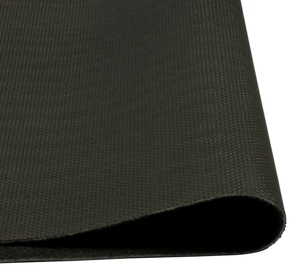 fekete mosható csészemintás bársony konyhaszőnyeg 60x300 cm