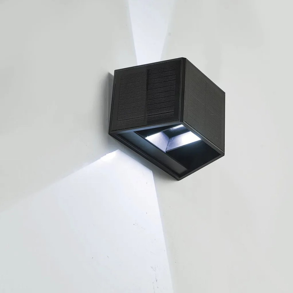 EKO LIGHT EKO9098 WINGS Modern Kültéri Fali Lámpa Fekete LED IP54