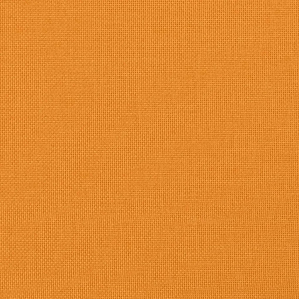 2 az 1-ben sárga szövet padlókanapéágy 112 x 174 x 55 cm