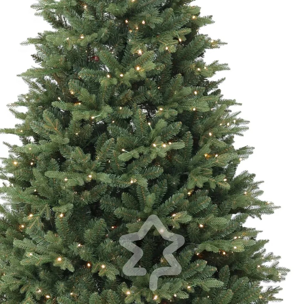 Lucfenyő Natural 400 LED 180 cm