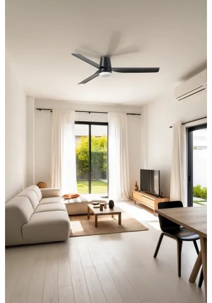 FARO 33830-1TW-LED Dimmelhető ventilátor PUNT TUB M LED/18W/230V 3000/4200/6500K  + távirányító