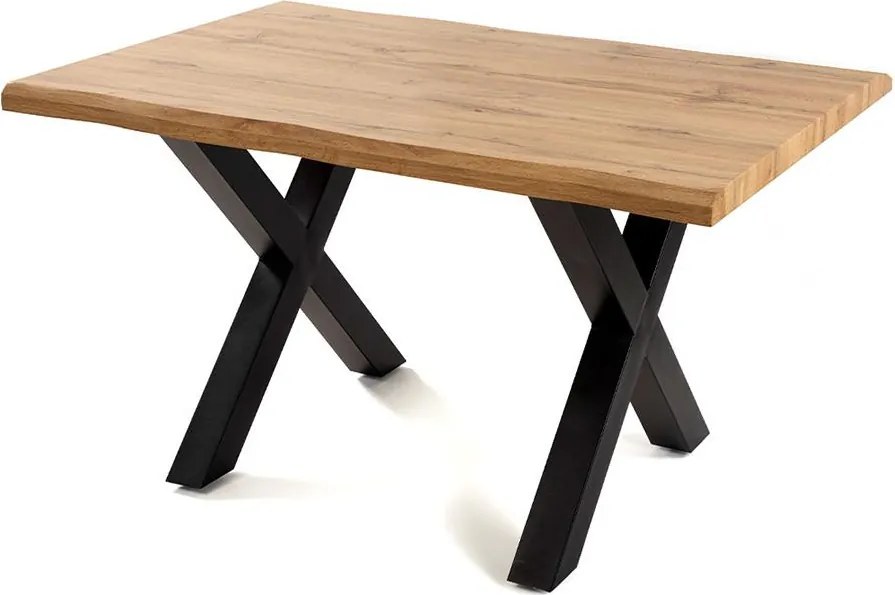 AVENBERG LIVE EDGE Étkezőgarnitúra 4 szék + asztal 140cm