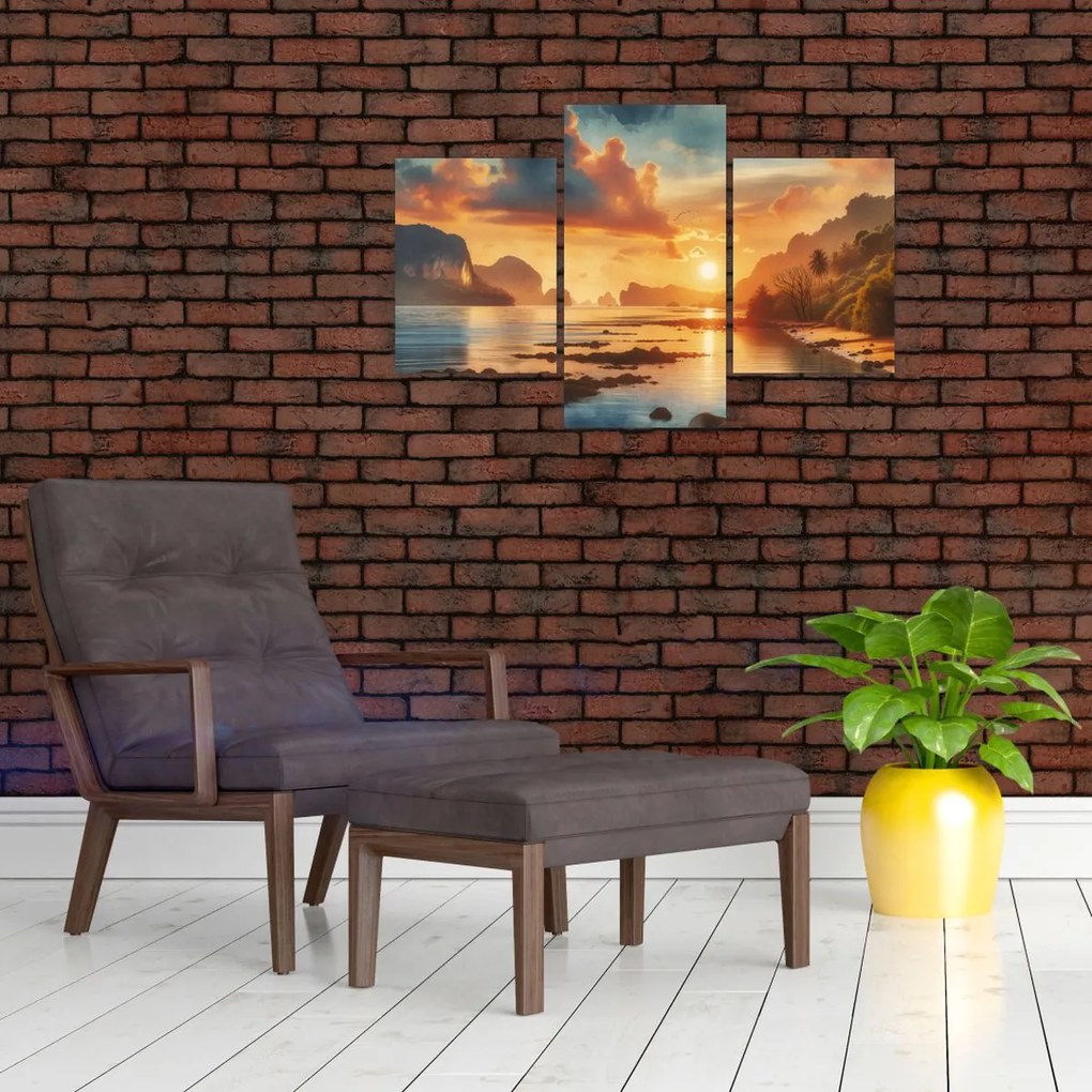 Kép - Kilátás a partról (90x60 cm)