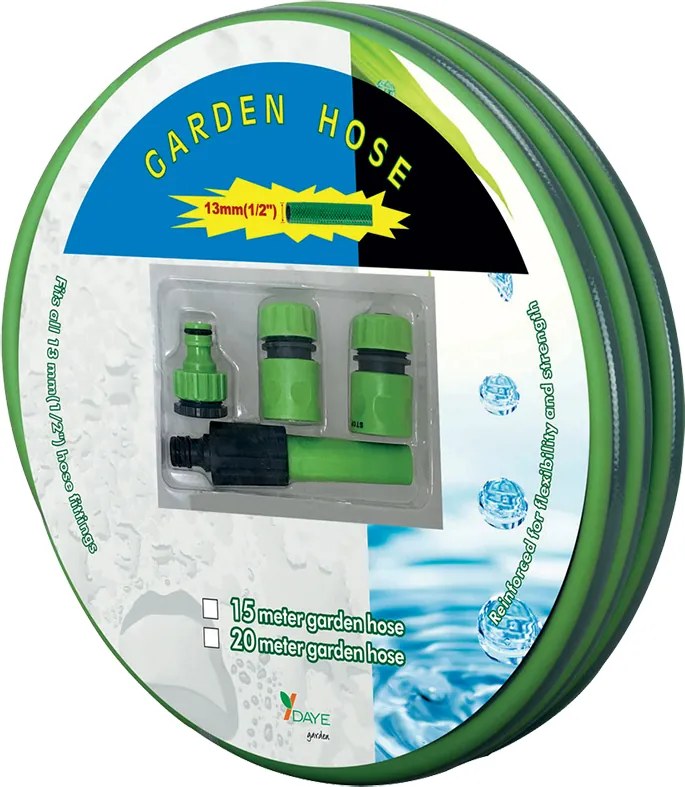 Novaservis, 1/2" kerti készlet, tömlő 15m műanyag, DY5115S