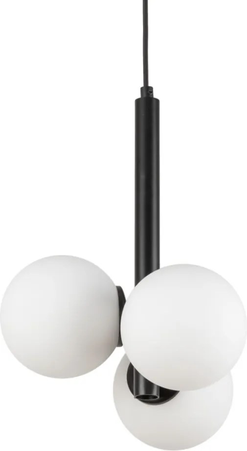 SIGMA LIGHTING 33486 PERLA Többágú Függesztett Lámpa Fehér, Fekete G9 IP20
