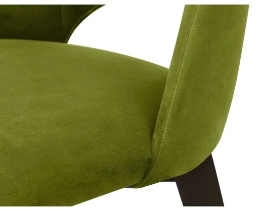 Étkezőszék BOVIO 86x48 cm világoszöld/cseresznye