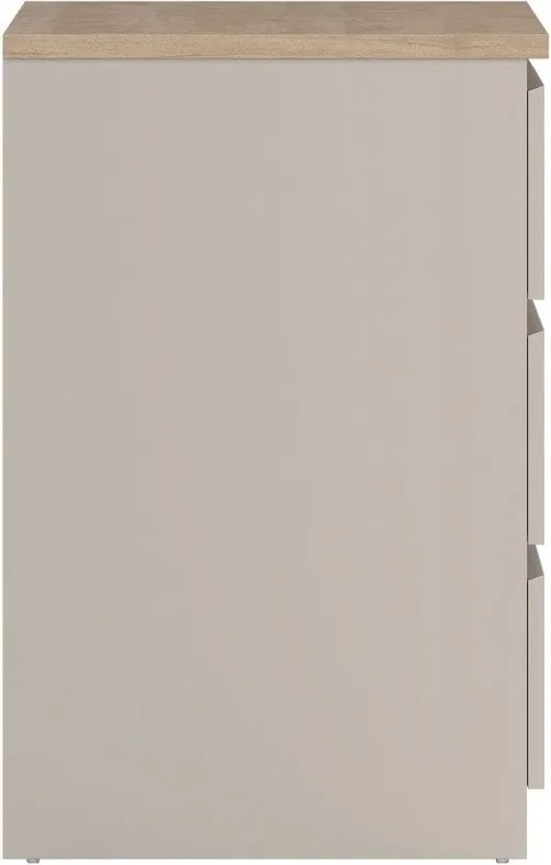 Krémszínű komód 154x76x50 cm Naia – Tvilum