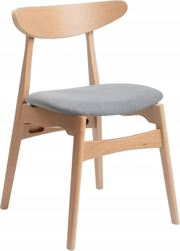 Eroso fa loft étkező szék natúr 48x55,5x74,8 Homla